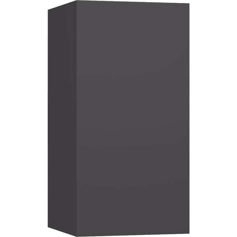 vidaXL Mueble para TV de aglomerado gris 30,5x30x60 cm - Gris