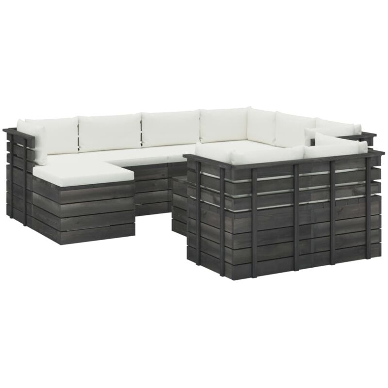 Madera Maciza Pino Muebles de Palets de Jardín 10 Piezas Cojines Blanco Crema - Crema - Vidaxl
Madera Maciza Pino Muebles de Palets de Jardín 10 Piezas Cojines Blanco Crema - Crema - Vidaxl