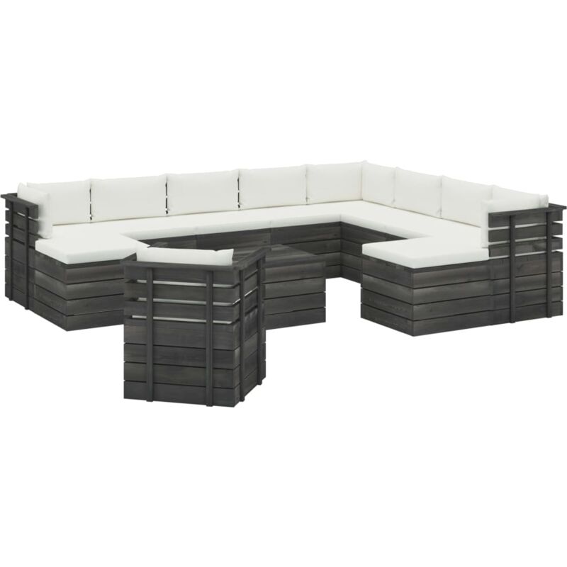 Madera Maciza Pino Muebles de Palets de Jardín 12 Piezas Cojines Blanco Crema - Crema - Vidaxl
Madera Maciza Pino Muebles de Palets de Jardín 12 Piezas Cojines Blanco Crema - Crema - Vidaxl
