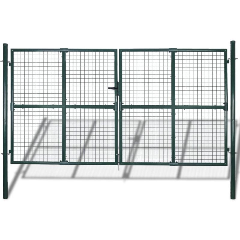 Puerta de Malla de Jardín Verja de Pared de Acero Verde 289x175cm/306x225cm - Verde - Vidaxl
Puerta de Malla de Jardín Verja de Pared de Acero Verde 289x175cm/306x225cm - Verde - Vidaxl