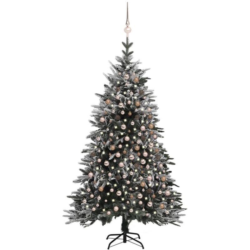 Árbol de Navidad con LED bolas y nieve flocada 240 cm PVC y PE - Vidaxl
Árbol de Navidad con LED bolas y nieve flocada 240 cm PVC y PE - Vidaxl