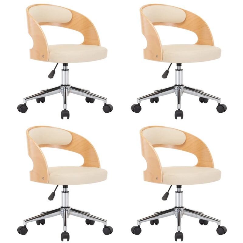 Silla de Comedor Giratoria 4 Unidades Madera Curvada Cuero Crema - Crema - Vidaxl
Silla de Comedor Giratoria 4 Unidades Madera Curvada Cuero Crema - Crema - Vidaxl