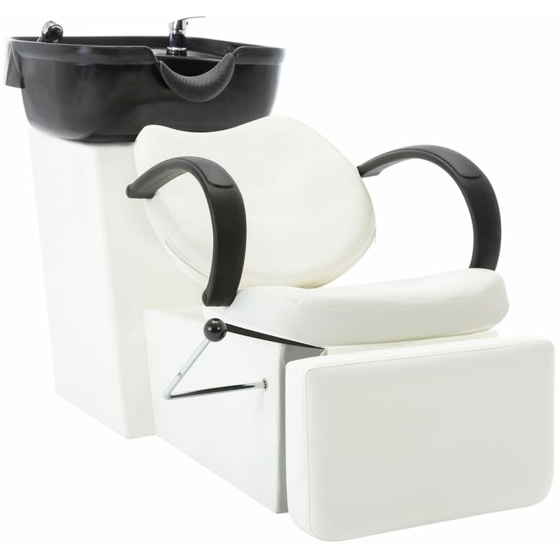 Silla lavacabezas de peluquería de cuero sintético negro blanco - Multicolor - Vidaxl
Silla lavacabezas de peluquería de cuero sintético negro blanco - Multicolor - Vidaxl