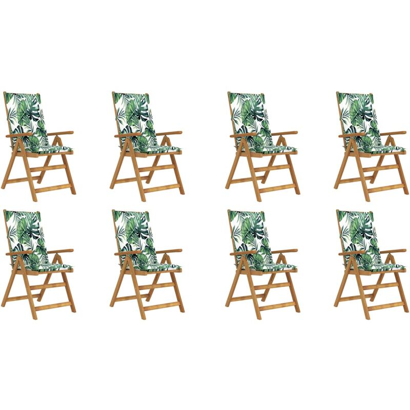 Sillas de jardín plegables y cojines 8 uds madera maciza acacia - Marrón - Vidaxl
Sillas de jardín plegables y cojines 8 uds madera maciza acacia - Marrón - Vidaxl
