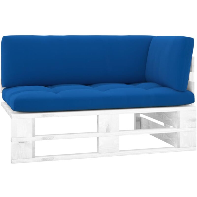 Vidaxl - Sofá de esquina de palets jardín blanco madera pino impregnada - Blanco
Vidaxl - Sofá de esquina de palets jardín blanco madera pino impregnada - Blanco