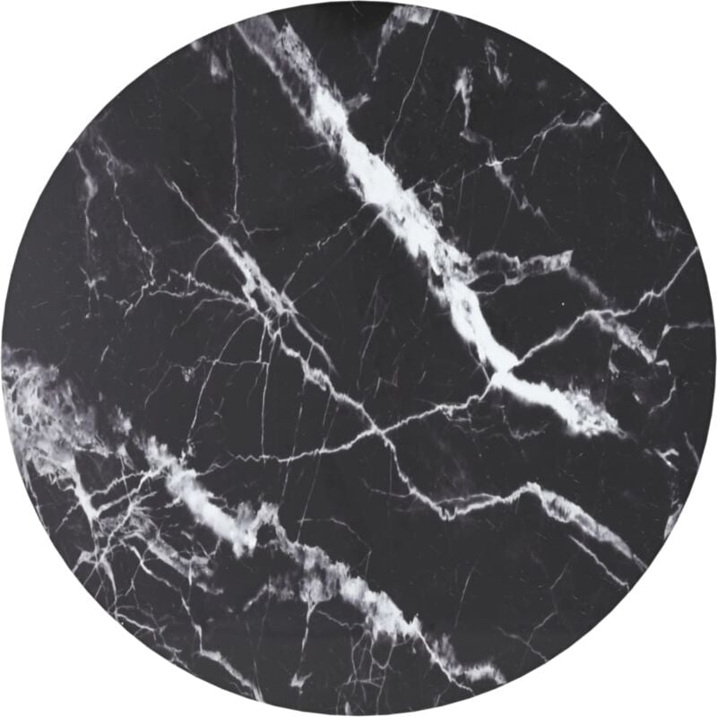 Tablero de Mesa de Cristal Templado diseño mármol negro Ø30x0,8 cm - Negro - Vidaxl
Tablero de Mesa de Cristal Templado diseño mármol negro Ø30x0,8 cm - Negro - Vidaxl