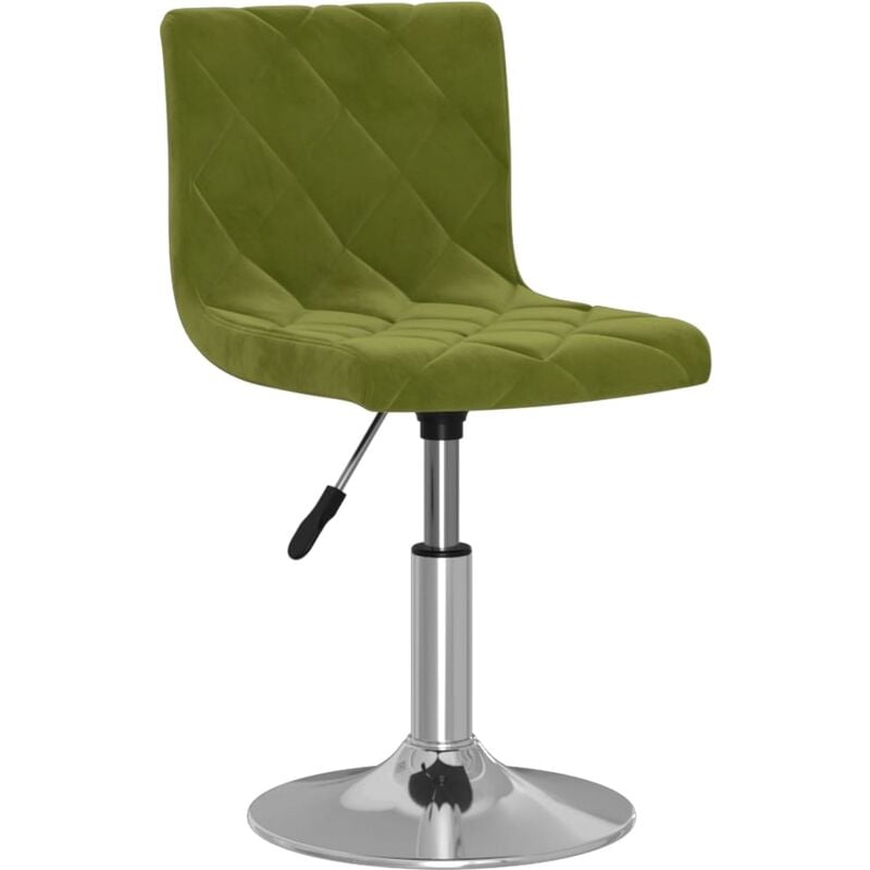 Vidaxl - Taburete de cocina de terciopelo verde claro - Verde