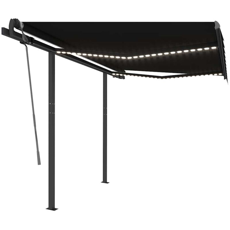 Toldo automático LED sensor de viento gris antracita 3,5x2,5 m - Antracita - Vidaxl
Toldo automático LED sensor de viento gris antracita 3,5x2,5 m - Antracita - Vidaxl