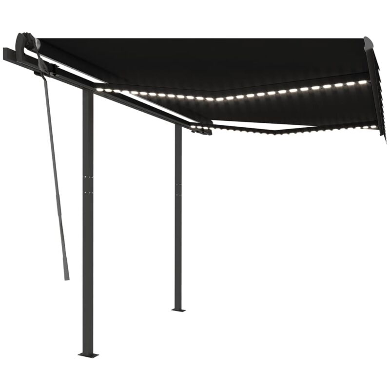 Toldo automático LED y sensor de viento gris antracita 3x2,5 m - Antracita - Vidaxl
Toldo automático LED y sensor de viento gris antracita 3x2,5 m - Antracita - Vidaxl