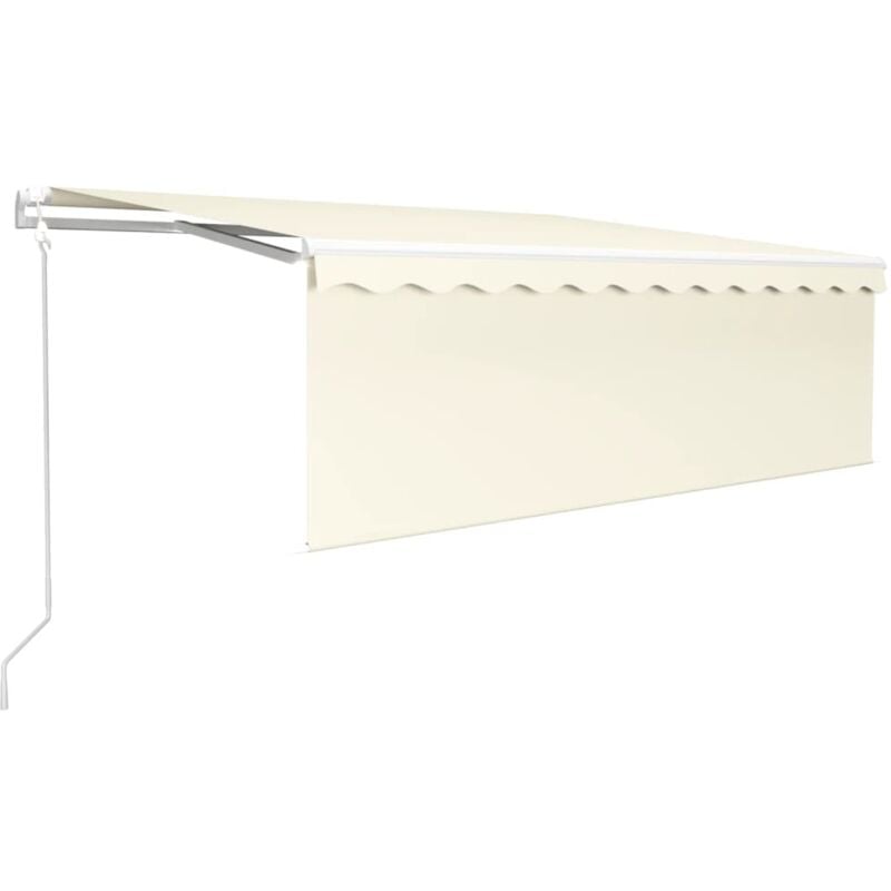 vidaXL Toldo automático con persiana LED sensor de viento crema 4x3m - Crema
vidaXL Toldo automático con persiana LED sensor de viento crema 4x3m - Crema
