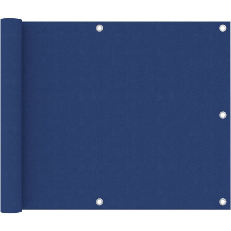 vidaXL Toldo para balcón de tela oxford azul 75x400 cm - Azul
