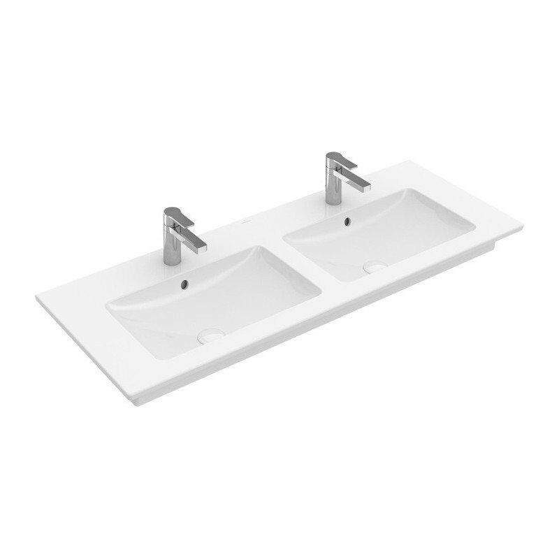 Villeroy&boch - Encimeras de lavabo dobles, 1300 x 500 mm, Angular, para dos grifos de 3 orificios, orificios para grifería central perforados, sin
Villeroy&boch - Encimeras de lavabo dobles, 1300 x 500 mm, Angular, para dos grifos de 3 orificios, orificios para grifería central perforados, sin