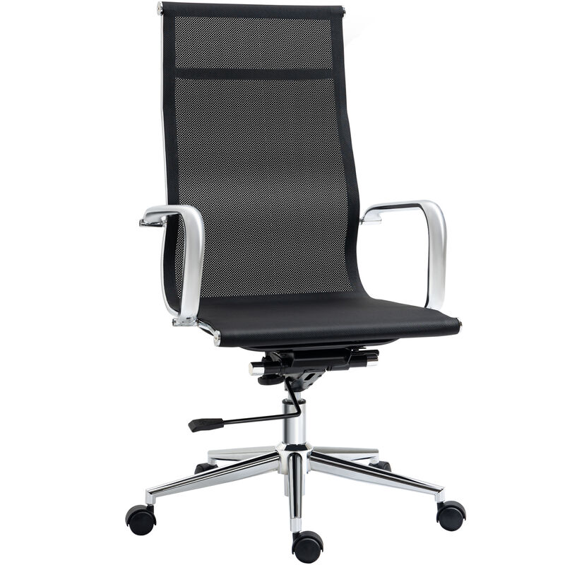 Silla de Oficina Ergonómica Silla de Escritorio Giratoria con Altura Ajustable Reposabrazos y Respaldo Alto Transpirable 56x59x110-120 cm - Negro
Silla de Oficina Ergonómica Silla de Escritorio Giratoria con Altura Ajustable Reposabrazos y Respaldo Alto Transpirable 56x59x110-120 cm - Negro