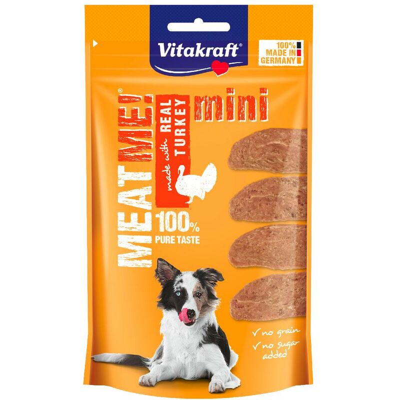 Vitakraft MEAT ME Pavo MINI, 60g snacks perro