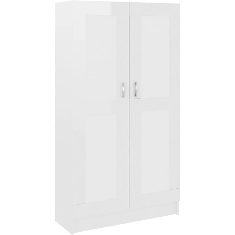 vidaXL Armario de Libros de Aglomerado Blanco Brillante 82,5x30,5x150 cm - Blanco
vidaXL Armario de Libros de Aglomerado Blanco Brillante 82,5x30,5x150 cm - Blanco