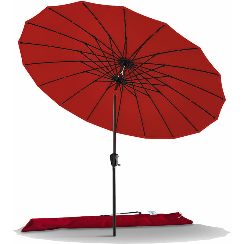 VOUNOT SHANGHAI Sombrilla Jardín Parasol Terraza Inclinable con Funda Protectora 270 cm, Rojo
VOUNOT SHANGHAI Sombrilla Jardín Parasol Terraza Inclinable con Funda Protectora 270 cm, Rojo