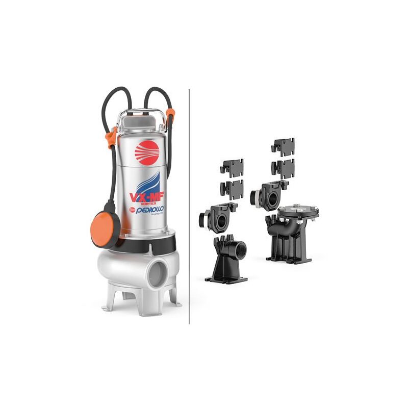 Pedrollo - VXm 8/50-MF - Bomba eléctrica para las aguas residuales VÓRTICE de agua de una sola fase
Pedrollo - VXm 8/50-MF - Bomba eléctrica para las aguas residuales VÓRTICE de agua de una sola fase