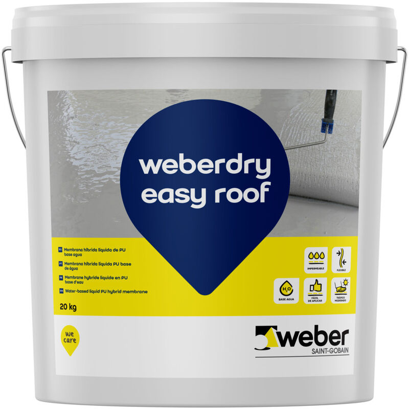 Weber Saint-gobain. - Impermeabilizante híbrido de poliuretano en base agua - weberdry easy roof
Weber Saint-gobain. - Impermeabilizante híbrido de poliuretano en base agua - weberdry easy roof