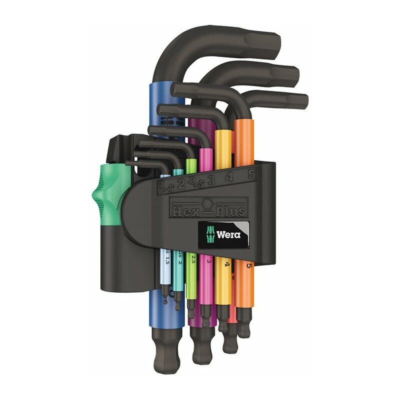 Juego de destornilladores angulares 950/9 Soporte de vaso de 9 piezas SW 1,5-10 mm corto, esférico wERA
Juego de destornilladores angulares 950/9 Soporte de vaso de 9 piezas SW 1,5-10 mm corto, esférico wERA