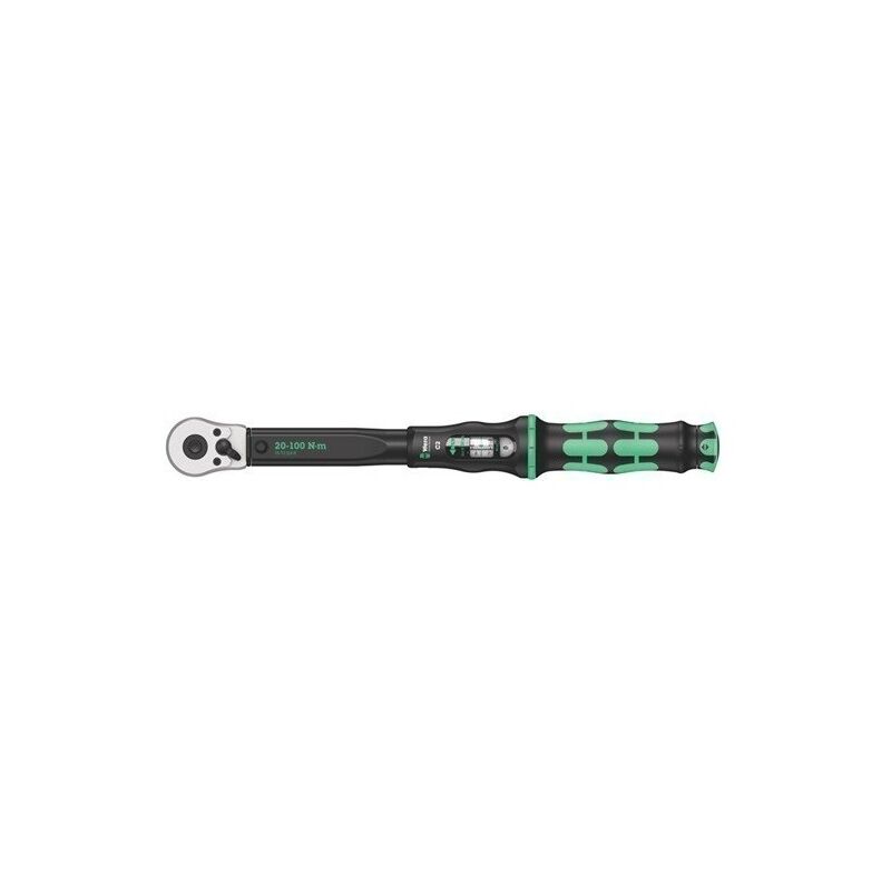 Llave dinamométrica con carraca reversible 20-100Nm Wera Click-Torque C 2 ref.075621
Llave dinamométrica con carraca reversible 20-100Nm Wera Click-Torque C 2 ref.075621