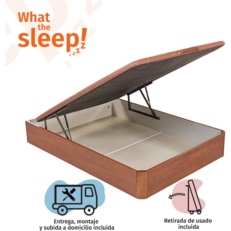 What The Sleep!zzzz - What The Sleep I Canapé abatible Gran Capacidad I 90x200 I Montaje en Domicilio y Retirada Usado Incluido I Tapa 3D I Color
What The Sleep!zzzz - What The Sleep I Canapé abatible Gran Capacidad I 90x200 I Montaje en Domicilio y Retirada Usado Incluido I Tapa 3D I Color