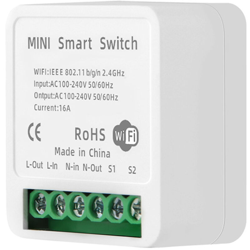 Wi Fi Mini Smart Switch Module With APP Voice Remote Control Support