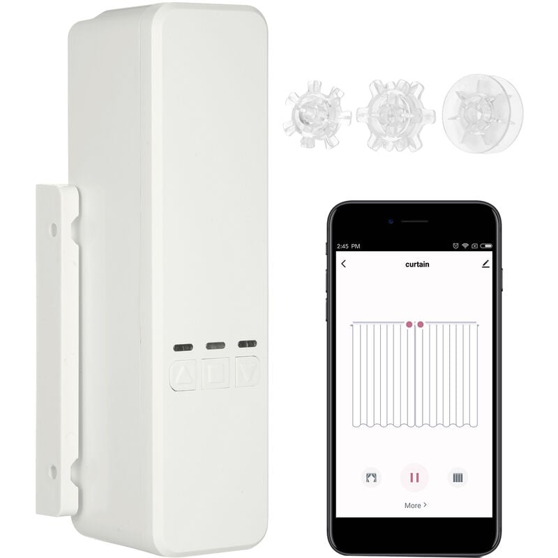 Happyshopping - WiFi Tuya DIY Motor de accionamiento inteligente de persianas enrollables de cadena motorizadas, Control de aplicaciones
Happyshopping - WiFi Tuya DIY Motor de accionamiento inteligente de persianas enrollables de cadena motorizadas, Control de aplicaciones