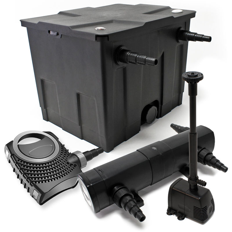 Wiltec-Kit de filtrado de estanque Bio 12000l filtro UVC 36 w 115W Bomba ecológica diseño de fuente
Wiltec-Kit de filtrado de estanque Bio 12000l filtro UVC 36 w 115W Bomba ecológica diseño de fuente