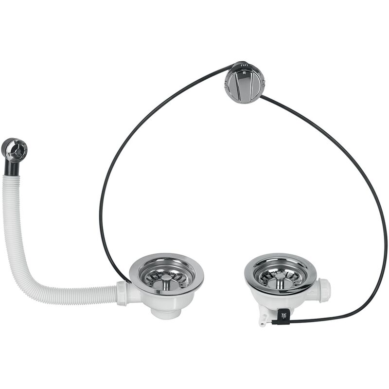 30718724 Tapón de Fregadero con 2 Compartimentos para Mando a Distancia, Blanco, Norme - Wirquin
30718724 Tapón de Fregadero con 2 Compartimentos para Mando a Distancia, Blanco, Norme - Wirquin
