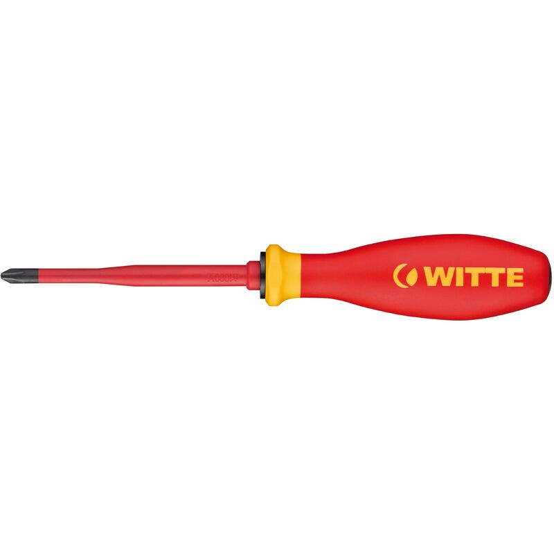 WITTE 76023 - Destornillador aislado Phillips con varilla reducida PRO VDE Slim (PH2x100)
WITTE 76023 - Destornillador aislado Phillips con varilla reducida PRO VDE Slim (PH2x100)