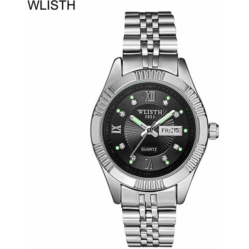 WLISTH S902 Reloj clasico elegante para pareja Reloj de pulsera de cuarzo multifuncional para el y para ella Reloj de vestir de negocios para hombres
WLISTH S902 Reloj clasico elegante para pareja Reloj de pulsera de cuarzo multifuncional para el y para ella Reloj de vestir de negocios para hombres