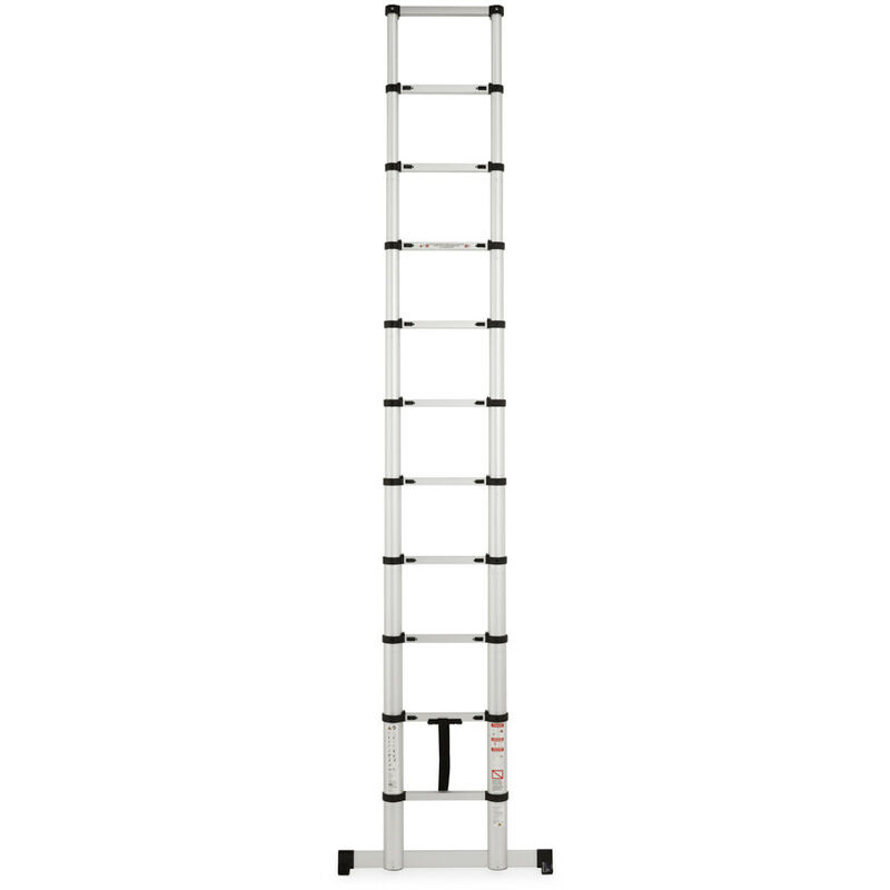 Escalera telescópica de aluminio ligero, Escalera plegable certificada 131, Escalera extensible de 3,31 metros - Wolfgang
Escalera telescópica de aluminio ligero, Escalera plegable certificada 131, Escalera extensible de 3,31 metros - Wolfgang