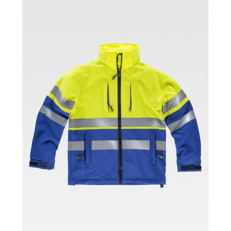 Chaqueta Workshell con dos cintas reflectantes en pecho y mangas WORKTEAM S9525 | L - Azulina+Amarillo A.V.
Chaqueta Workshell con dos cintas reflectantes en pecho y mangas WORKTEAM S9525 | L - Azulina+Amarillo A.V.