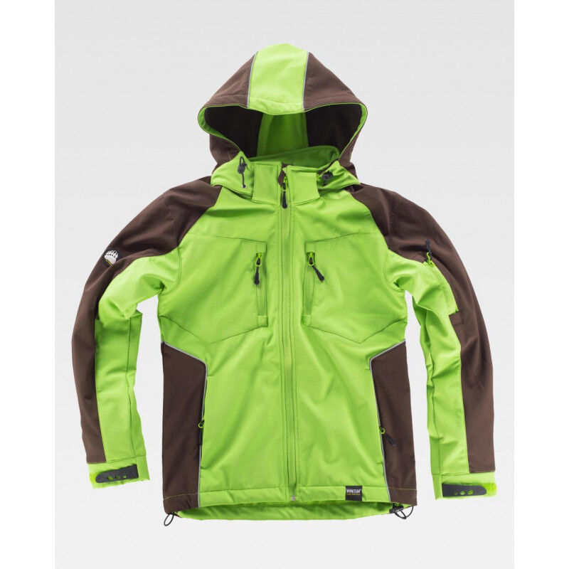 Chaqueta cortavientos con vivos reflectantes WORKTEAM Future WF1040 | L - Verde Lima+Marron
Chaqueta cortavientos con vivos reflectantes WORKTEAM Future WF1040 | L - Verde Lima+Marron