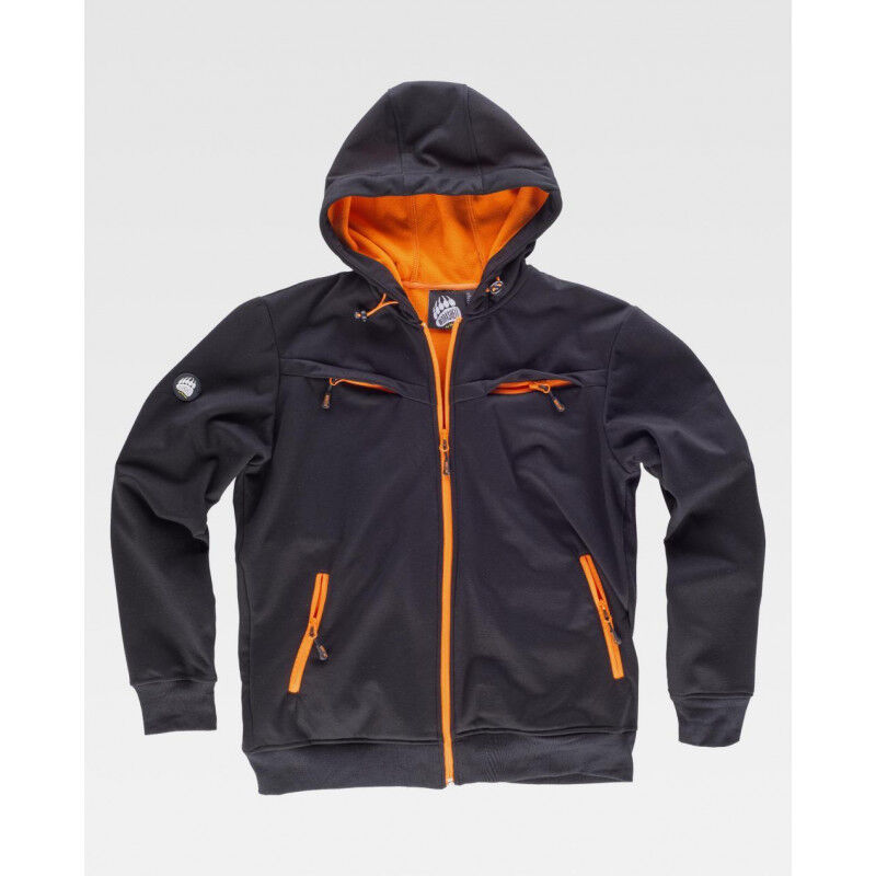 Sudadera Workshell cortavientos con capacidad térmica S9482 Sport | 3XL - Negro+Naranja A.V. - Workteam
Sudadera Workshell cortavientos con capacidad térmica S9482 Sport | 3XL - Negro+Naranja A.V. - Workteam