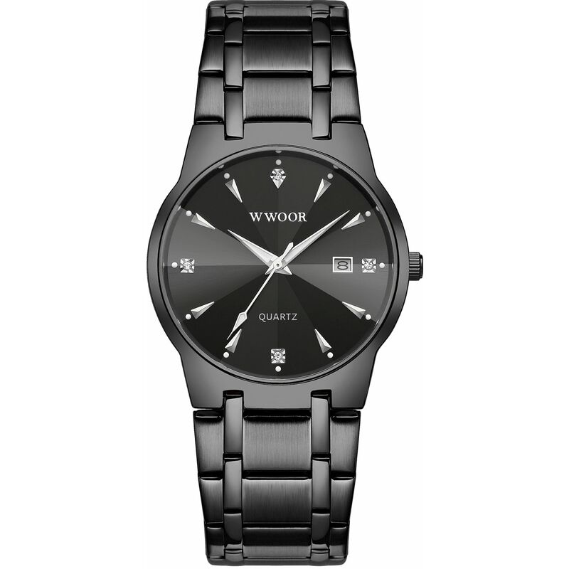 Reloj de cuarzo para hombre, exquisito reloj de pulsera para hombre con esfera de diamante, hora y calendario, indicador luminoso, 30 m, relojes de
Reloj de cuarzo para hombre, exquisito reloj de pulsera para hombre con esfera de diamante, hora y calendario, indicador luminoso, 30 m, relojes de