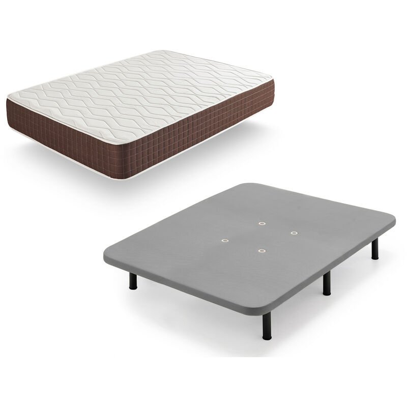 Xp25 - Colchon Viscoelastico + Base Tapizada, De Color Gris Con Patas, Medida 150x200 Cm, Maxima Calidad En Descanso, Confort Y Firmeza Alta, Grosor
Xp25 - Colchon Viscoelastico + Base Tapizada, De Color Gris Con Patas, Medida 150x200 Cm, Maxima Calidad En Descanso, Confort Y Firmeza Alta, Grosor
