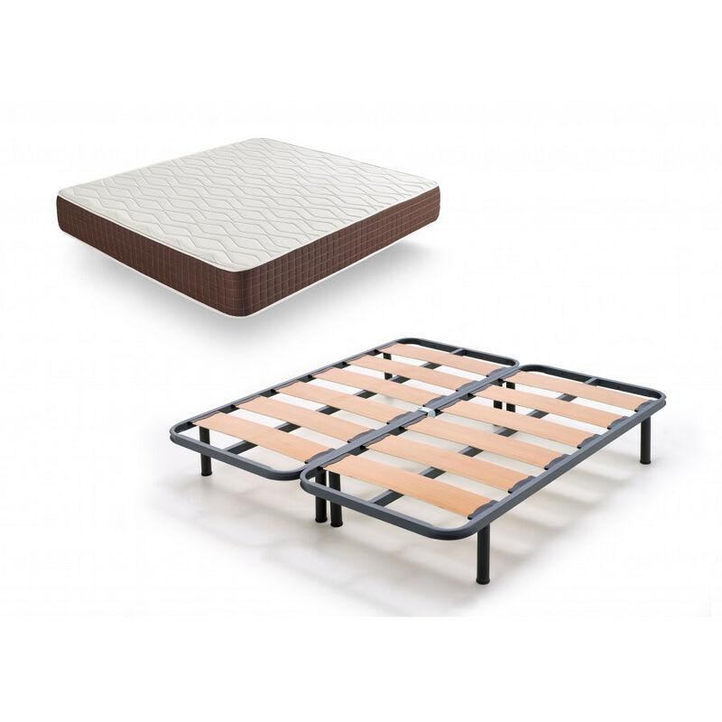 Xp25 - Colchon Viscoelastico + Somier Lama Ancha Con Patas, Medida 160x200 Cm, Maxima Calidad En Descanso, Confort Y Firmeza Alta, Grosor 30 Cm.
Xp25 - Colchon Viscoelastico + Somier Lama Ancha Con Patas, Medida 160x200 Cm, Maxima Calidad En Descanso, Confort Y Firmeza Alta, Grosor 30 Cm.