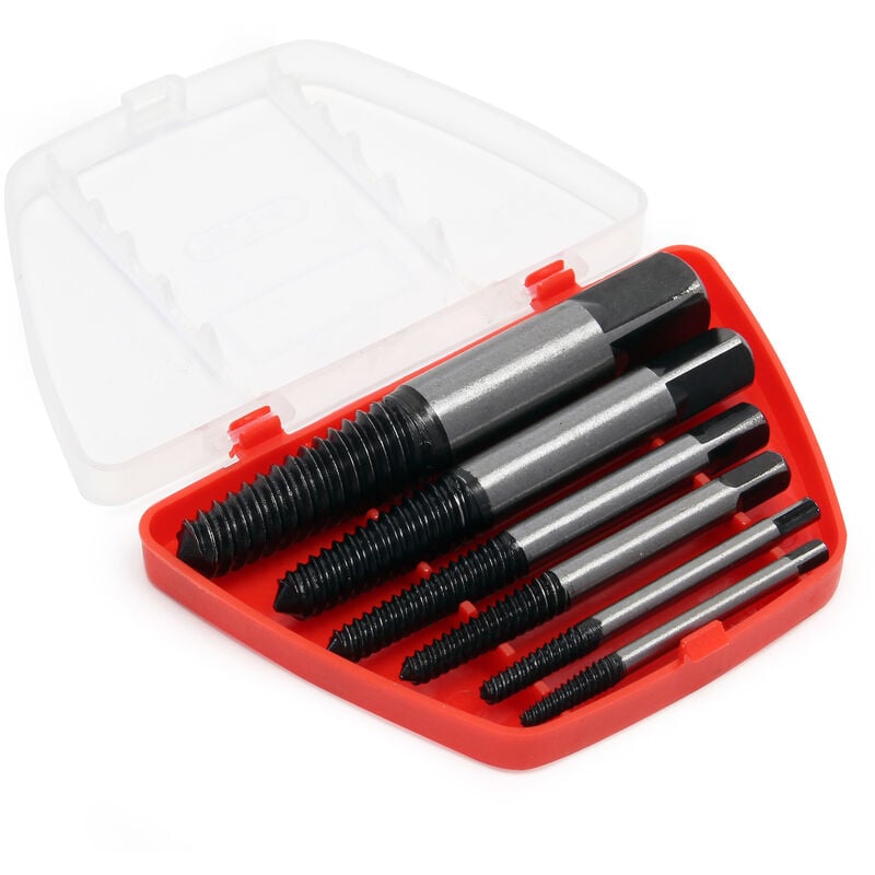 XPOtool juego de 6 extractores de tornillos de 3-25mm (M3-M25) hecho de acero al carbono
XPOtool juego de 6 extractores de tornillos de 3-25mm (M3-M25) hecho de acero al carbono