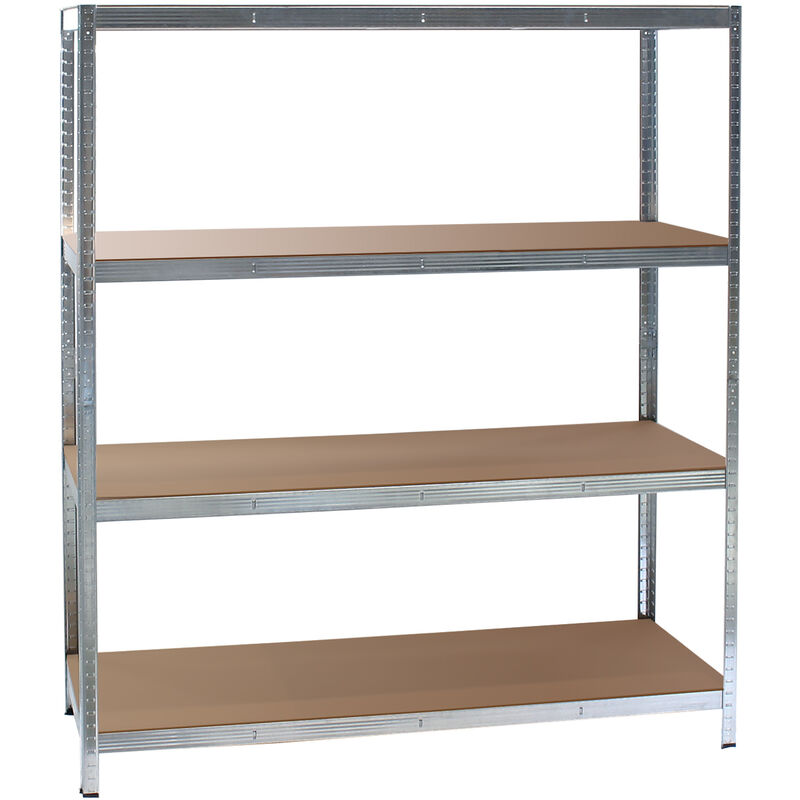 XPOtool Estantería para cargas pesadas zincada 160x60x180cm sistema de encaje 4 baldas 175kg/nivel
XPOtool Estantería para cargas pesadas zincada 160x60x180cm sistema de encaje 4 baldas 175kg/nivel