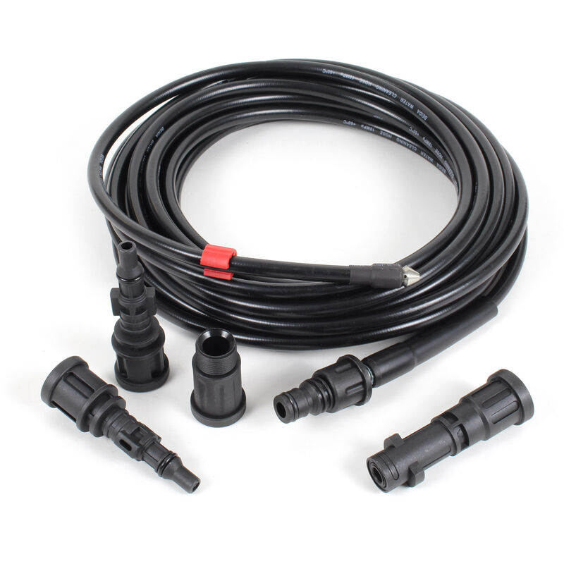 XPOtool Manguera de limpieza de tuberías 15m con 4 adaptadores 160bar limpiadoras de alta presión
XPOtool Manguera de limpieza de tuberías 15m con 4 adaptadores 160bar limpiadoras de alta presión