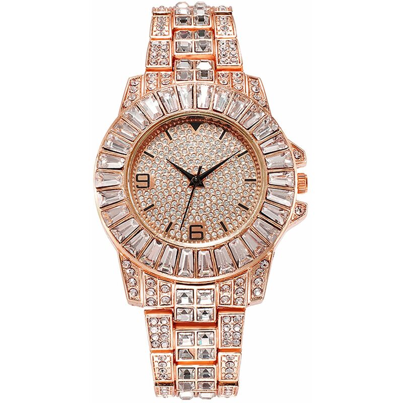 XR72207 Reloj de pulsera para mujer elegante y brillante de cristal completo Reloj casual con estilo simple Reloj de pulsera de cuarzo analogico
XR72207 Reloj de pulsera para mujer elegante y brillante de cristal completo Reloj casual con estilo simple Reloj de pulsera de cuarzo analogico