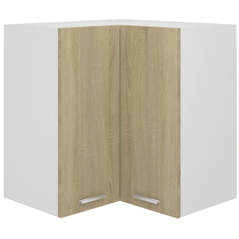 Armario colgante de esquina aglomerado roble Sonoma 57x57x60 cm - Marrón - Youthup
Armario colgante de esquina aglomerado roble Sonoma 57x57x60 cm - Marrón - Youthup