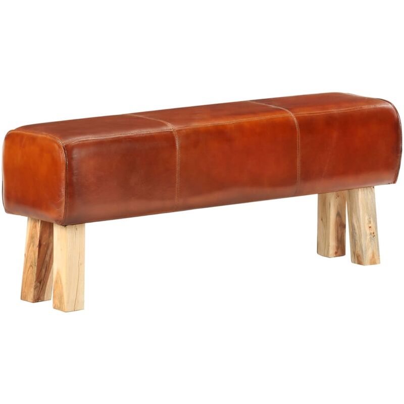 Banco potro gimnasio cuero auténtico madera mango marrón 120 cm - Marrón - Youthup
Banco potro gimnasio cuero auténtico madera mango marrón 120 cm - Marrón - Youthup
