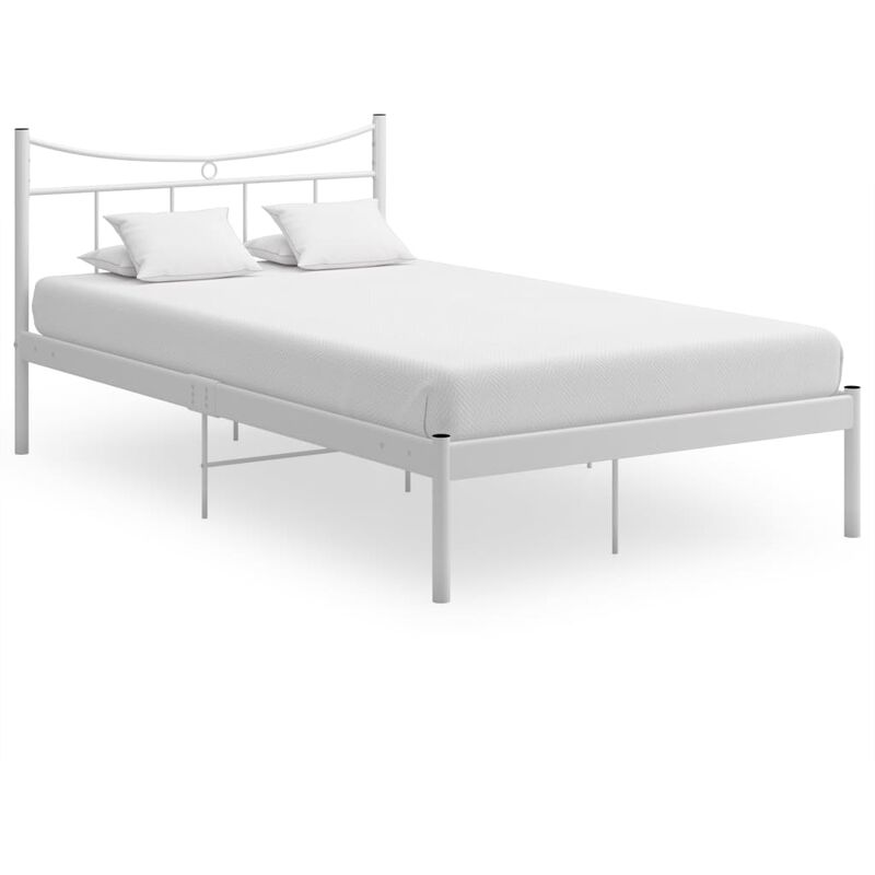 Estructura de cama metal madera contrachapada blanco 120x200 cm - Blanco - Youthup
Estructura de cama metal madera contrachapada blanco 120x200 cm - Blanco - Youthup