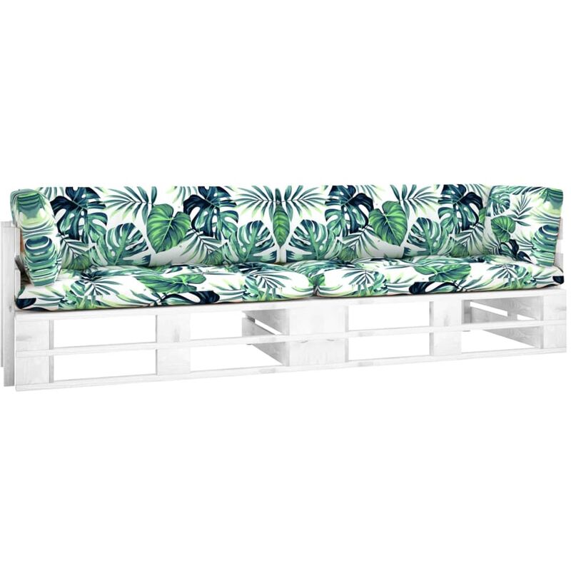 YOUTHUP Sofá de palets 2 plazas cojines blanco madera pino impregnada - Blanco
YOUTHUP Sofá de palets 2 plazas cojines blanco madera pino impregnada - Blanco