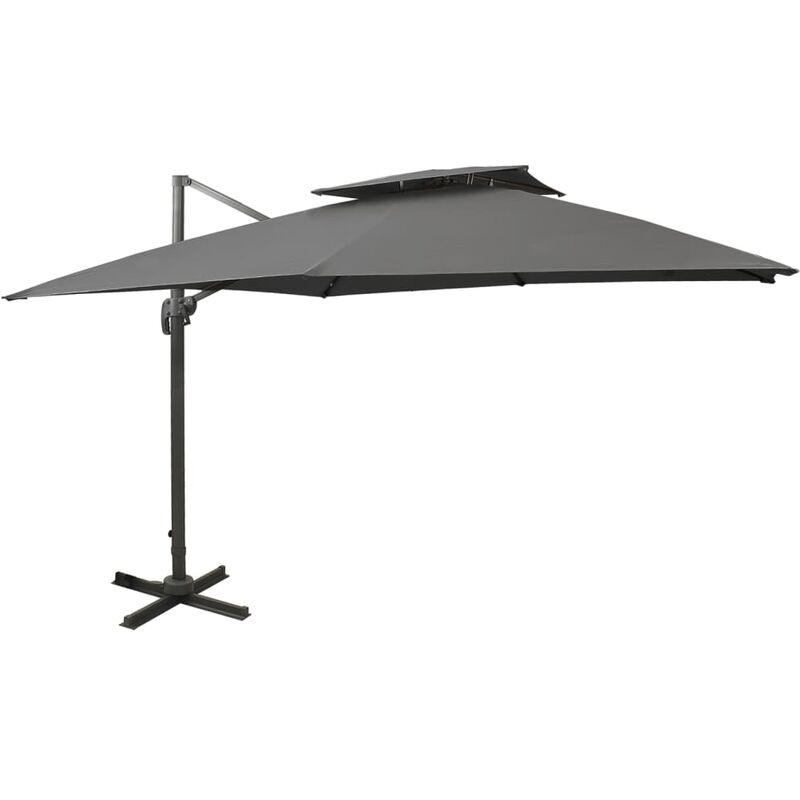 Sombrilla voladiza con cubierta doble gris antracita 300x300 cm - Antracita - Youthup
Sombrilla voladiza con cubierta doble gris antracita 300x300 cm - Antracita - Youthup