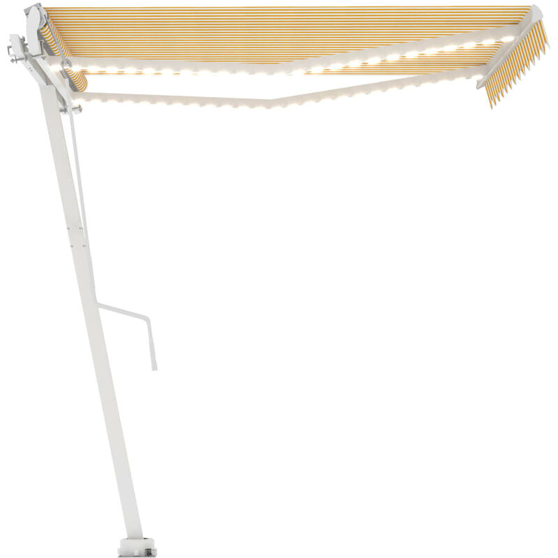 Toldo automático LED sensor de viento amarillo blanco 350x250cm - Amarillo - Youthup
Toldo automático LED sensor de viento amarillo blanco 350x250cm - Amarillo - Youthup