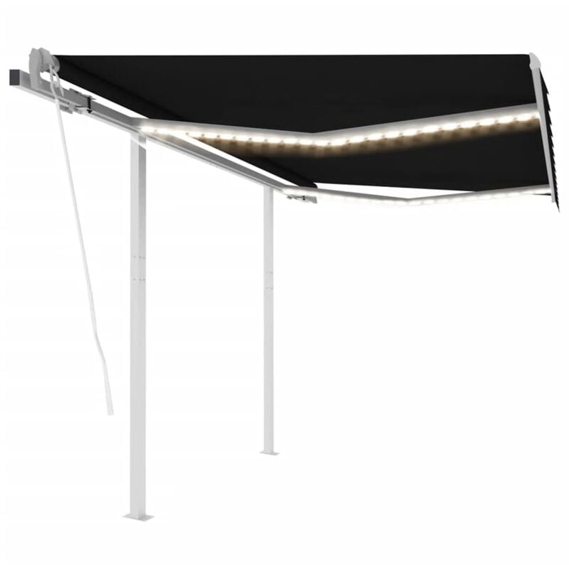 Toldo automático LED sensor de viento gris antracita 3,5x2,5 m - Antracita - Youthup
Toldo automático LED sensor de viento gris antracita 3,5x2,5 m - Antracita - Youthup
