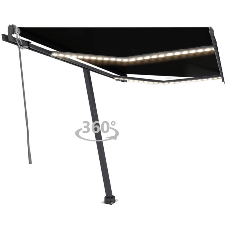 Toldo automático LED y sensor de viento antracita 300x250 cm - Antracita - Youthup
Toldo automático LED y sensor de viento antracita 300x250 cm - Antracita - Youthup